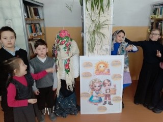 Познавательно-игровая программа «Широкая Масленица» для учащихся Саркузской школы