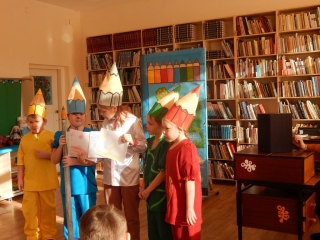 Детский театральный коллектив «Люр-Ляр» в Центральной детской библиотеке