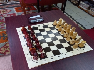 Шахматная комната в районной библиотеке