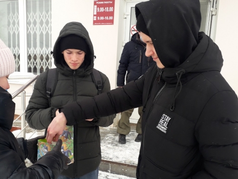Акция ко дню памяти А. С. Пушкина Дебёсской библиотеки