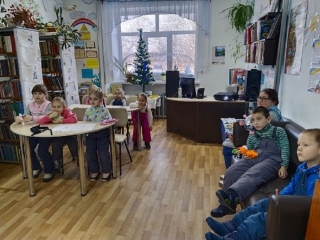 День рождения Снеговика в детском саду деревни Старые Копки