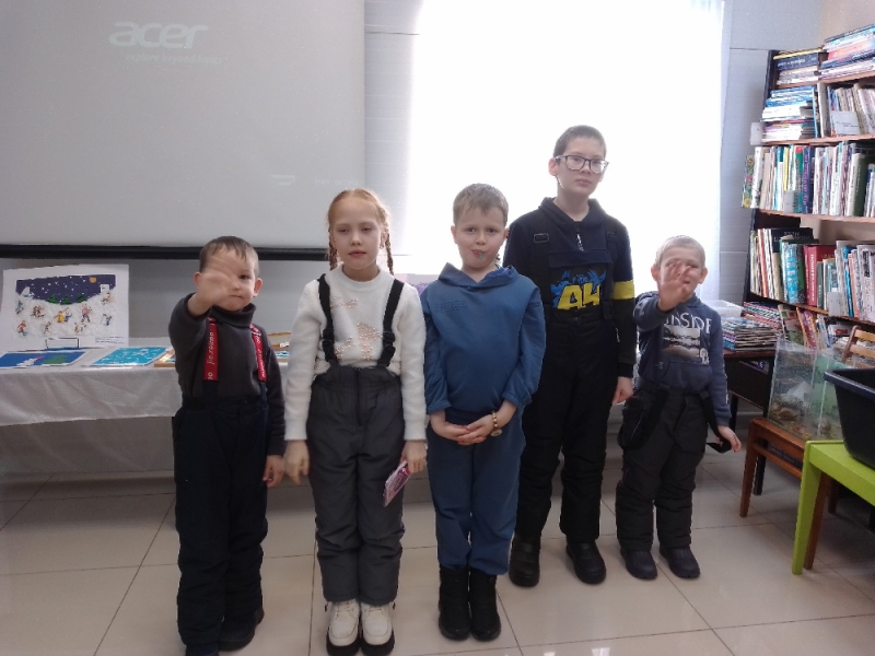 Интеллектуальная игра «Зимние забавы» в Дебёсской библиотеке