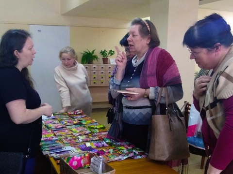 Заседание клуба «Русский огород» в библиотеке им. Д. А. Фурманова