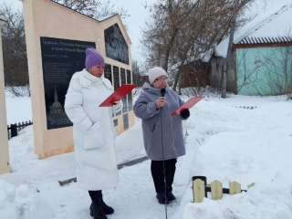 Новомултанская библиотека присоединилась к акции «Гвоздика на снегу»