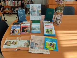 Литературный час «Толстой детям» от Тыловайской библиотеки