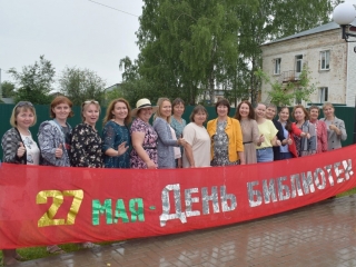 «Библиотечный фонтан» – акция в честь Всероссийского дня библиотек