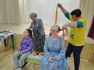 Игровая программа «Бабушкино лукошко» в Узей-Туклинской библиотеке
