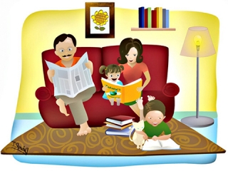 Праздник читающих семей в Игринской детской библиотеке