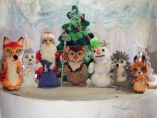 Кукольный спектакль «Зимняя сказка» в Сюмсинскй библиотеке