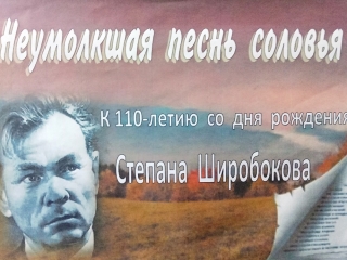 Книжная выставка к юбилею Степана Широбокова
