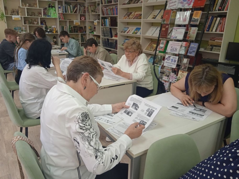 Диктант Победы в Камской модельной библиотеке