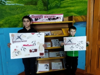 Акция «Блокадная ласточка» в Ягульской сельской библиотеке
