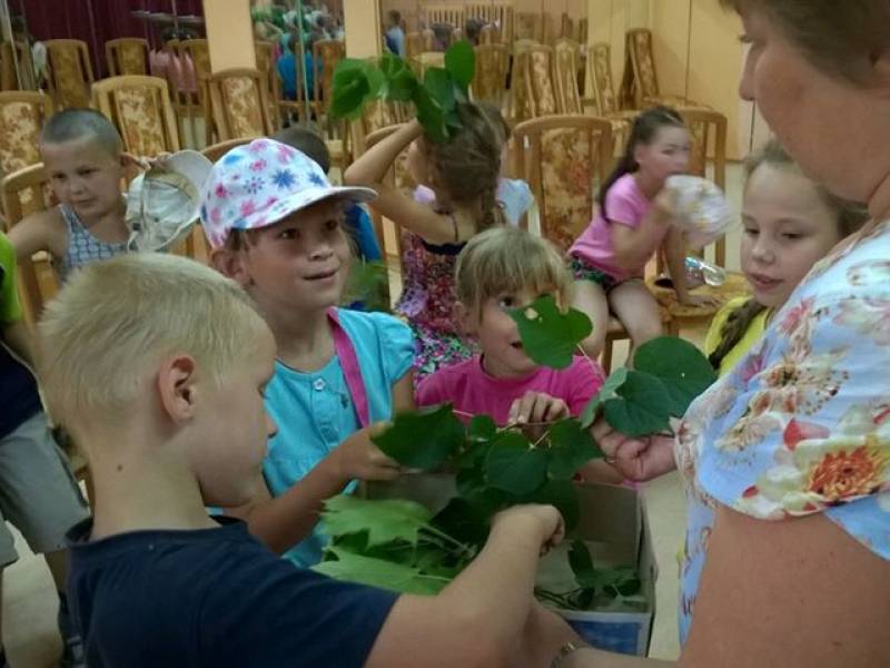 Экологические встречи в школьном лагере